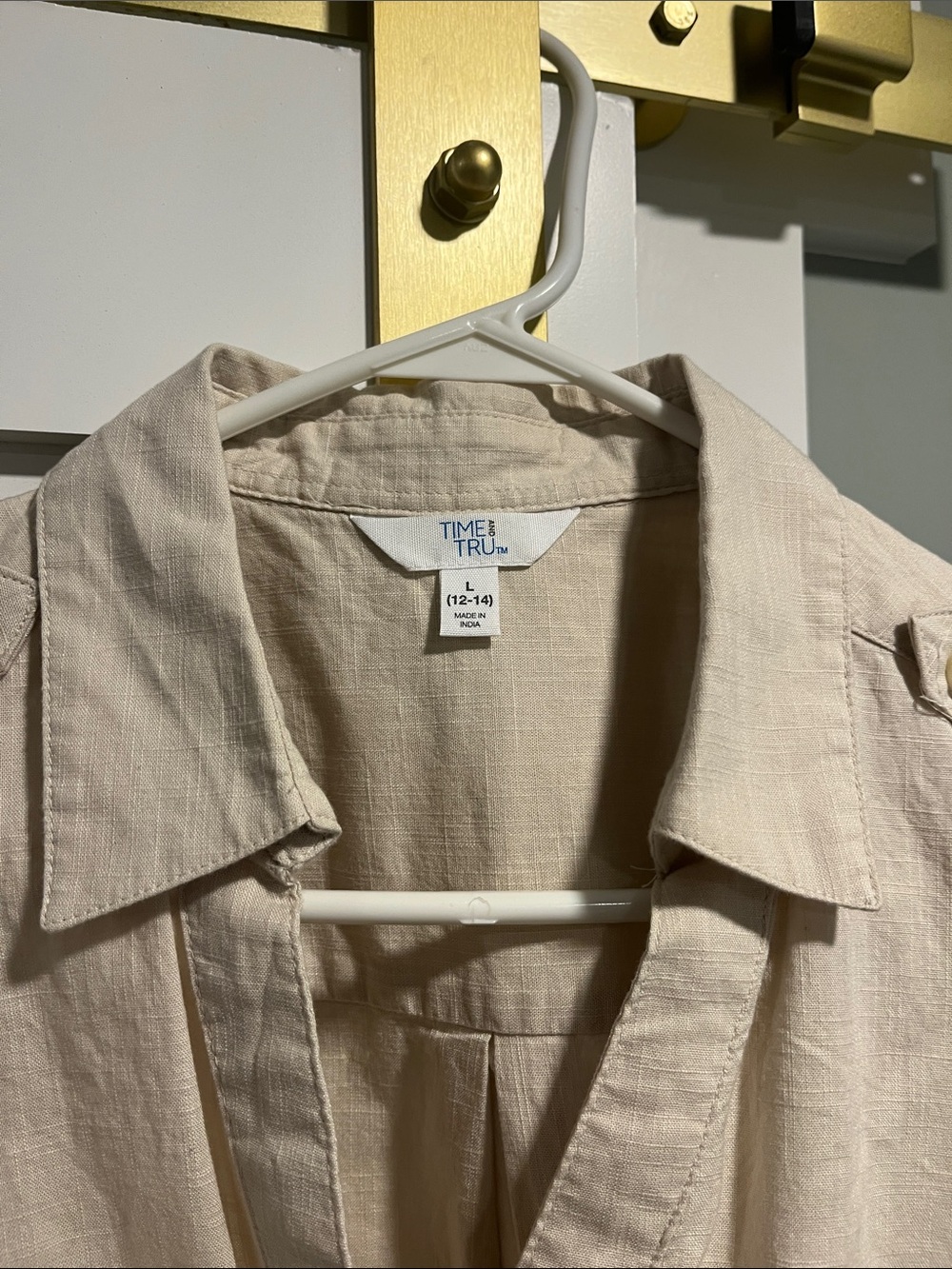 Time and Tru Beige dress